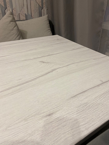 Деревянный стол Лота Лофт 140х80 черный матовый / бетон светлый фото покупателя 551