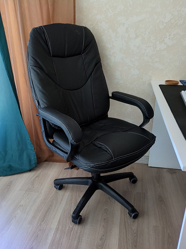 Компьютерное кресло Comfort Lux/Комфорт Люкс черный фото покупателя 50