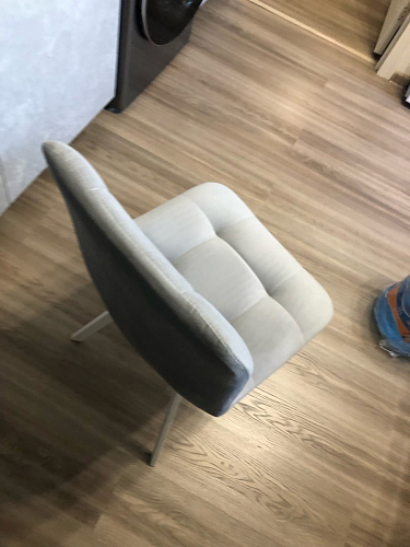 Стул на металлокаркасе Чилли черный / зеленый фото покупателя 1233