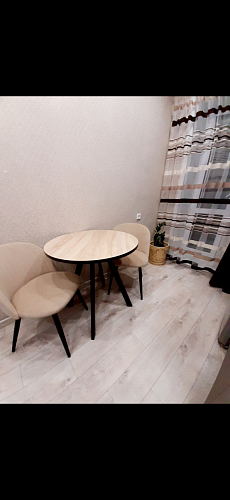 Стул на металлокаркасе Gabi dark beige / black / silver фото покупателя 214