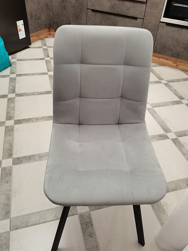 Стул на металлокаркасе Чилли зеленый / черный фото покупателя 1452