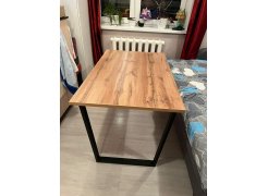 Стол Лота Лофт 120 25 мм сабия / черный матовый фото покупателя 973