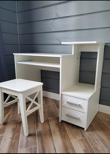 Стол компьютерный Джаз-24 правый венге фото покупателя 2