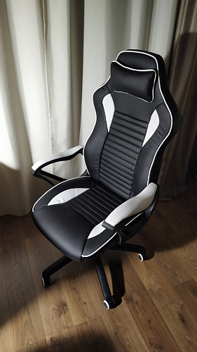 Компьютерное кресло Leon красное / черное фото покупателя 1