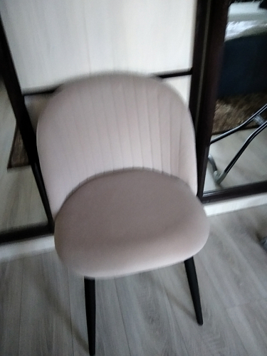 Стул на металлокаркасе Gabi 1 light purple / black фото покупателя 438