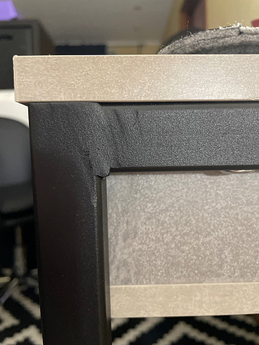 Письменный стол Леон Лофт черный матовый / дуб вотан фото покупателя 169