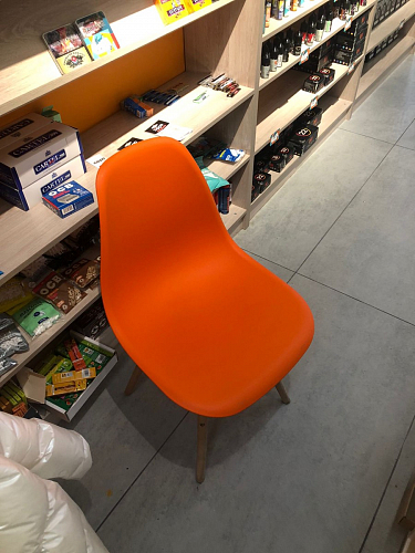 Пластиковый стул Eames PC-015 желтый фото покупателя 37