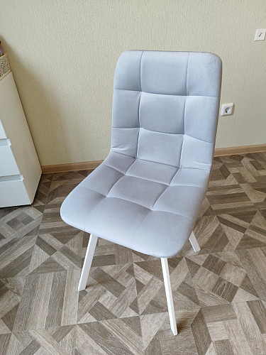 Стул на металлокаркасе Чилли зеленый / белый каркас фото покупателя 445