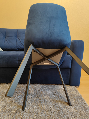 Стул на металлокаркасе Челси К бирюзовый / черный фото покупателя 210