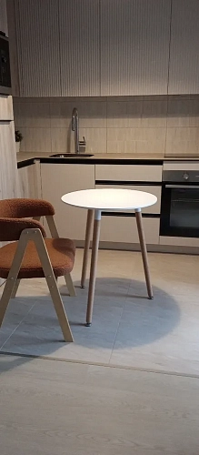 Стол Lorini 80 white / wood фото покупателя 6