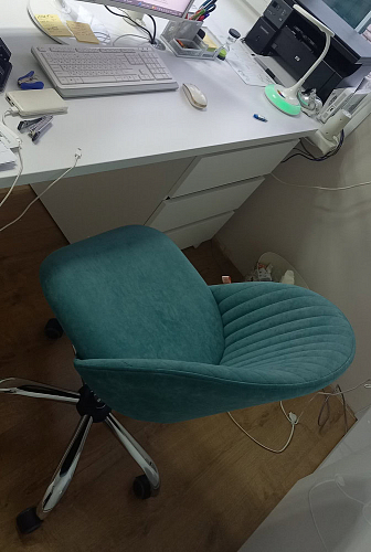 Компьютерное кресло Melody розовое фото покупателя 145