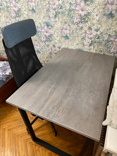 Деревянный стол Лота Лофт 140х80 дуб крафт табачный / черный матовый фото покупателя 730