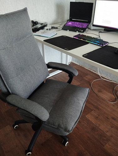 Компьютерное кресло Rapid голубое фото покупателя 47