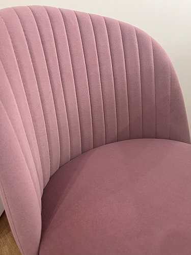 Стул на металлокаркасе Gabi dark beige / black / silver фото покупателя 943