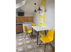 Деревянный стол Барон О 200 х 90 черная пленка шагрень / белый фото покупателя 75