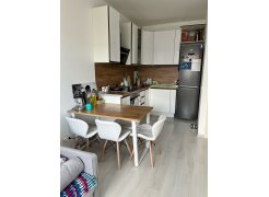 Деревянный стол Лота Лофт 120(160)х75 черный матовый / бетон светлый фото покупателя 947