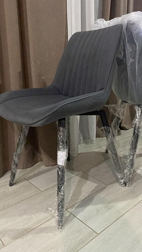 Стул на металлокаркасе Седа К крутящийся светло-серый / белый фото покупателя 109