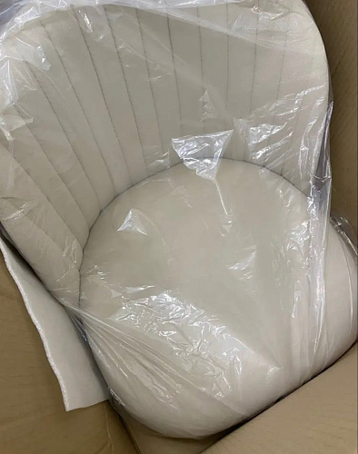 Стул на металлокаркасе Gabi 1 light purple / black фото покупателя 780