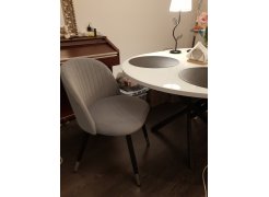 Стул на металлокаркасе Gabi 1 light purple / black фото покупателя 46