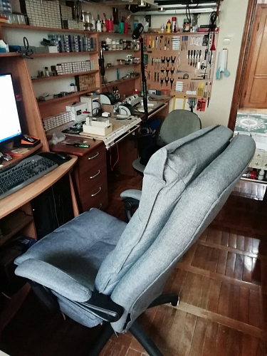 Компьютерное кресло Rapid голубое фото покупателя 65