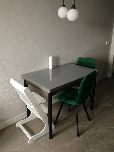 Стул на металлокаркасе Чилли бирюзовый / черный фото покупателя 1505