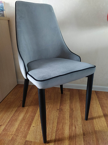 Стул на металлокаркасе Kora gray / black фото покупателя 209