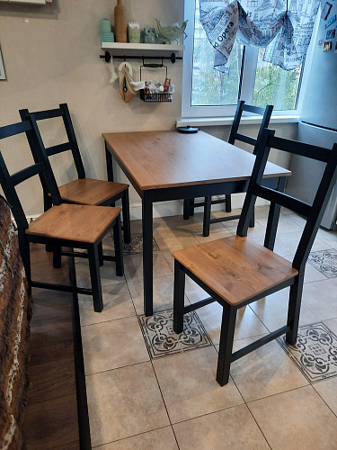 Обеденная группа Sonata/Соната антик / графит фото покупателя 51