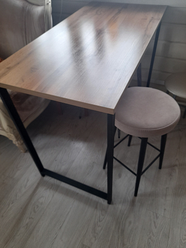 Барная стойка Дилан Лофт 120х60х110 бетон фото покупателя 214