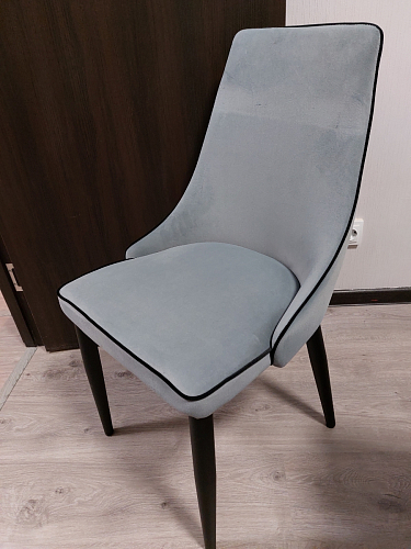 Стул на металлокаркасе Kora green / black фото покупателя 466