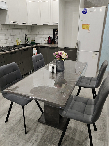 Стул на металлокаркасе Чилли синий / белый фото покупателя 1392