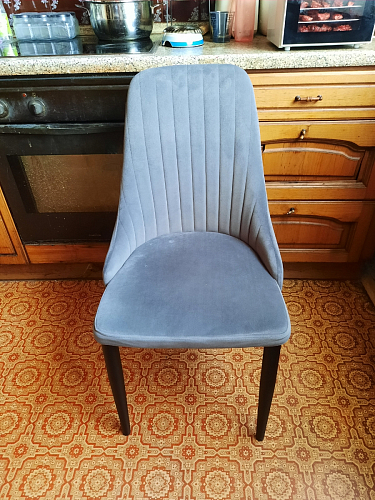 Стул на металлокаркасе Kora green / black фото покупателя 178