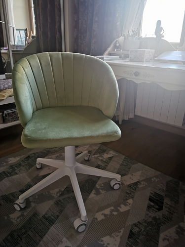 Компьютерное кресло Пард confetti silver серый / черный фото покупателя 54