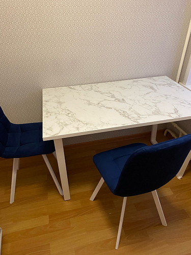 Стул на металлокаркасе Чилли зеленый / черный фото покупателя 1407