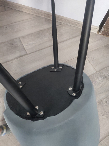 Стул на металлокаркасе Gabi green / black / silver фото покупателя 248