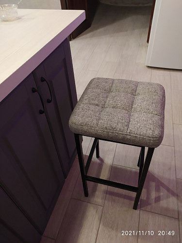 Барный стул Лофт линкольн белый / белый матовый фото покупателя 240