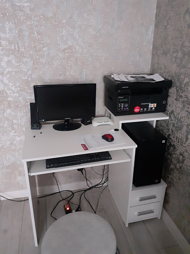 Компьютерный стол Джаз-24 левый венге фото покупателя 144