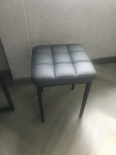 Табурет Байя рогожка графит / черный матовый фото покупателя 6