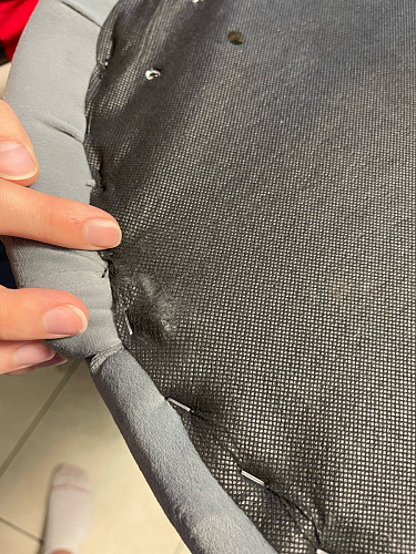 Стул на металлокаркасе Gabi dark beige / black / silver фото покупателя 916