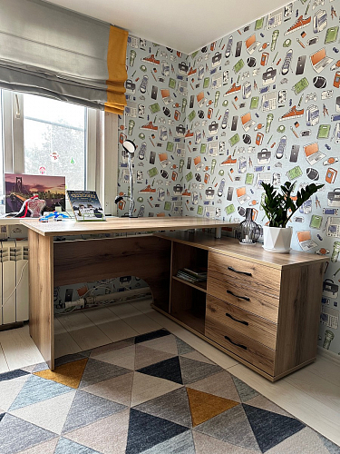 Компьютерный стол КСТ-109Л венге фото покупателя 52