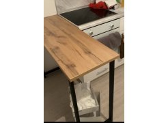 Барная стойка Дилан Лофт 120х40х90 бетон светлый фото покупателя 209