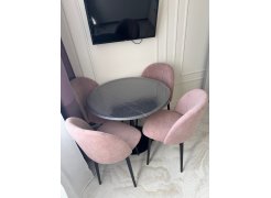 Стол Тулип 90х73 дуб вотан / белый фото покупателя 87