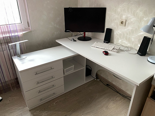 Компьютерный стол КСТ-109Л венге фото покупателя 25