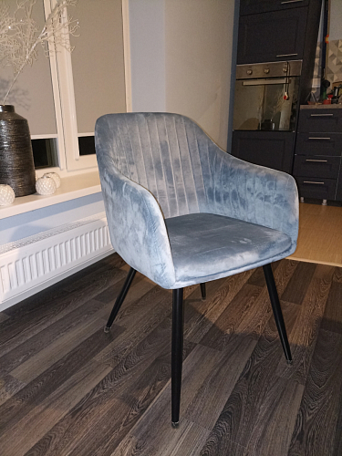 Стул на металлокаркасе Slam тёмно-серый фото покупателя 41