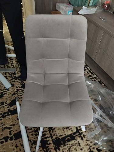 Комплект стульев Чилли 2 шт бежевый / черный фото покупателя 852