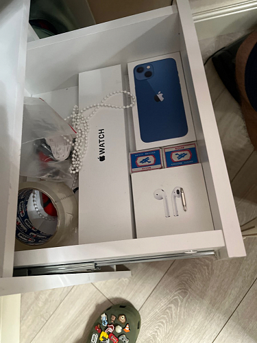 Письменный стол СПм-25 правый белый  - Уцененный экземпляр фото покупателя 30