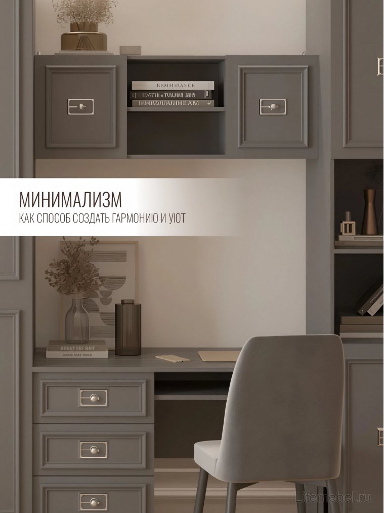 Шкаф навесной Валенсия серый / серебро