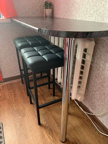 Барный стул Лофт линкольн белый / белый матовый фото покупателя 56