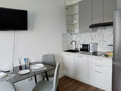 Стеклянный стол Smoke 120х80х75 clear gray / black фото покупателя 9