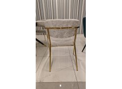 Стул на металлокаркасе Kamelia зеленый / золото из шоурума 4