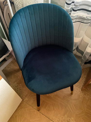 Стул на металлокаркасе Gabi gray / black фото покупателя 207